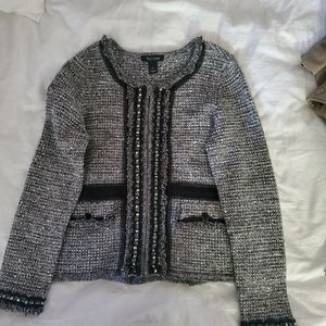Chanel Style Knit Dress Jacket